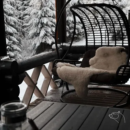 біла ведмедиця בקתה *